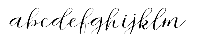 SentoshaUpright Font LOWERCASE