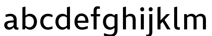 Sentral Regular Font LOWERCASE