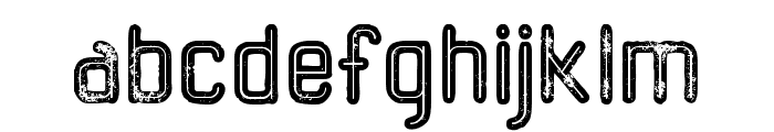 Shelby line grunge Font LOWERCASE