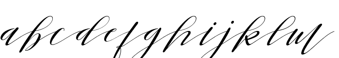Sheraton Script Font LOWERCASE