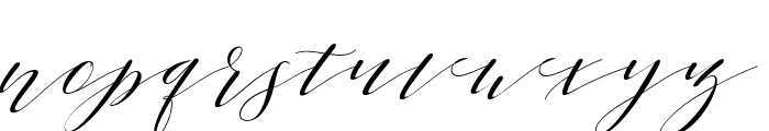 Sheraton Script Font LOWERCASE