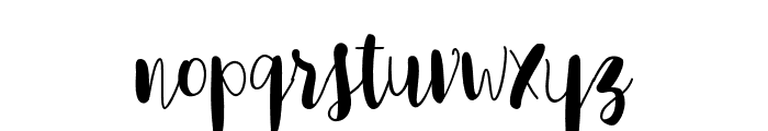 Sidebook Font LOWERCASE