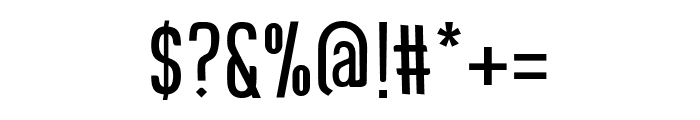 Sigma Regular Font OTHER CHARS