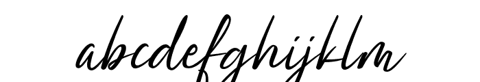 SignPink Regular Font LOWERCASE