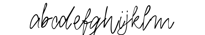 Signature Presto Font LOWERCASE