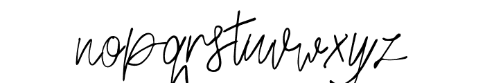 Signature Presto Font LOWERCASE