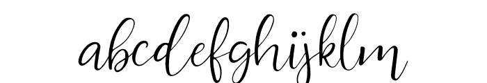 Silent Night Font LOWERCASE
