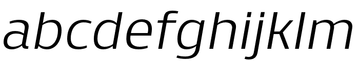 Skrinia Medium Italic Font LOWERCASE