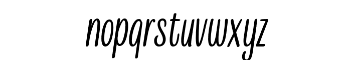 SkynovaSansItalic Font LOWERCASE