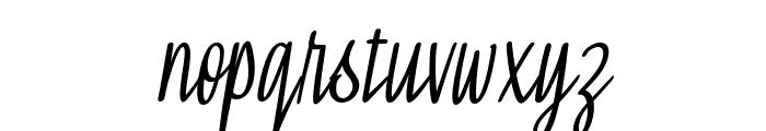 SkynovaScriptItalic Font LOWERCASE