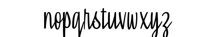 SkynovaScript Font LOWERCASE
