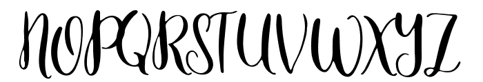 Slowbird Font UPPERCASE