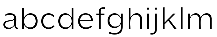 Solo Sans Light Regular Font LOWERCASE