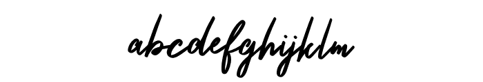 Something Cool script Font LOWERCASE