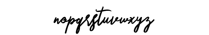 Something Cool script Font LOWERCASE