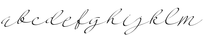 Sophia Jane Regular Italic Font LOWERCASE