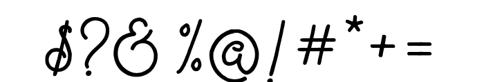 Sortdecai Cursive Script Font OTHER CHARS