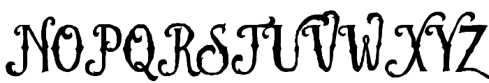 Sortdecai-Handmade Font UPPERCASE