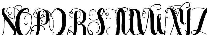 Sortdecai-Script Font UPPERCASE