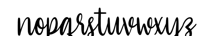 Southiya Font LOWERCASE