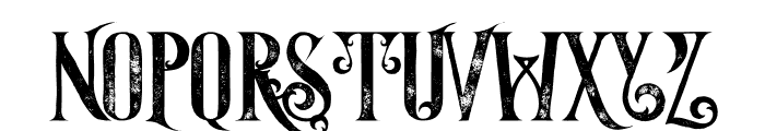 Starship Grunge Font UPPERCASE