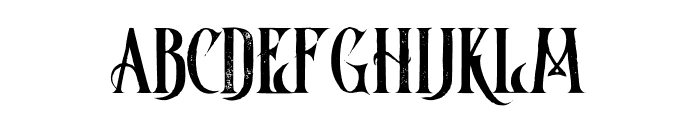 Starship Grunge Font LOWERCASE