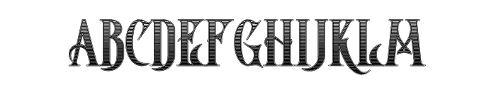 Starship Inline Font LOWERCASE