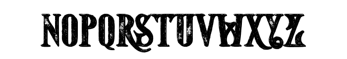 Starship Shadow Grunge Font LOWERCASE