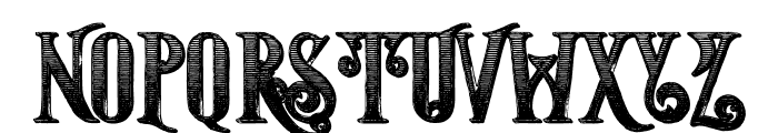 Starship Shadow Inline Grunge Font UPPERCASE