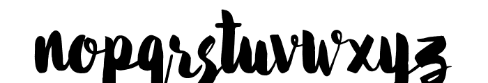 StayBold Font LOWERCASE