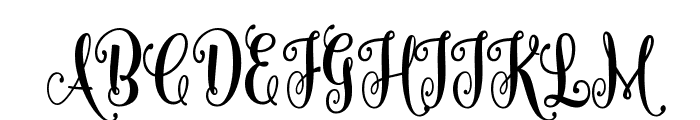 Steelheart Regular Font UPPERCASE