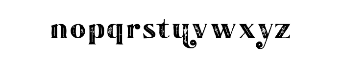 Stela Inline Grunge Font LOWERCASE