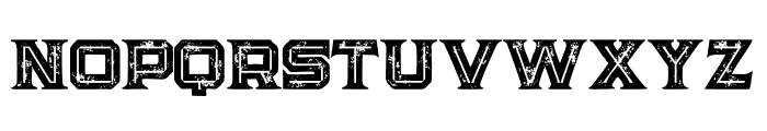 Strife Inline Grunge Font LOWERCASE