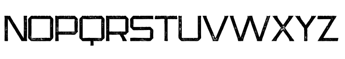 Strife Thin Grunge Font UPPERCASE