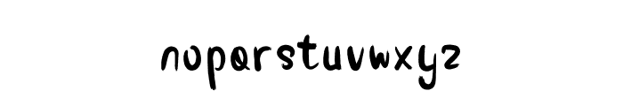 Strongvilla Font LOWERCASE