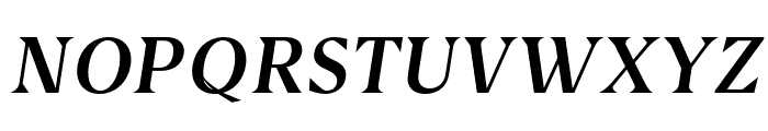 Style Clubs Serif Italic Font UPPERCASE