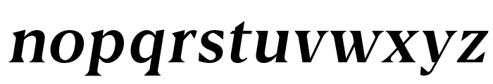 Style Clubs Serif Italic Font LOWERCASE
