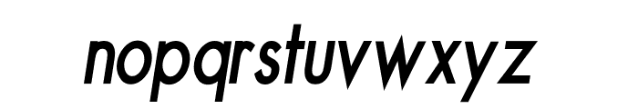 Stynx Heavy Italic Font LOWERCASE