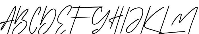 Susanti signature alternate Font UPPERCASE