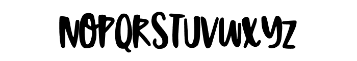 Sweet Brush Font UPPERCASE