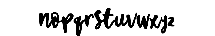 Sweet Brush Font LOWERCASE