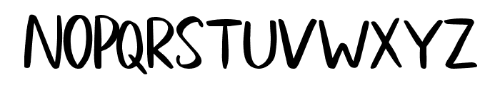 Sweet Buttermilk Sans Font UPPERCASE