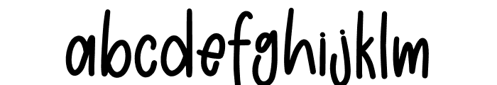 Sweet Delight Bold Font LOWERCASE