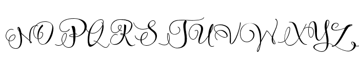 Sweetline Font UPPERCASE