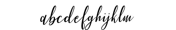 Sweetshy Font LOWERCASE