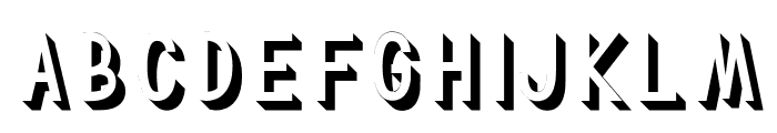 TF Continental 3D No.2 Font LOWERCASE