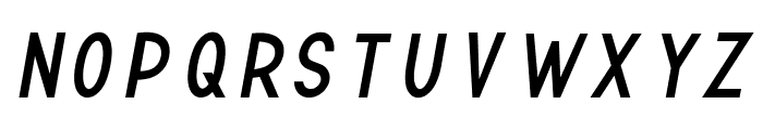 TF Continental Regular Italic Font UPPERCASE