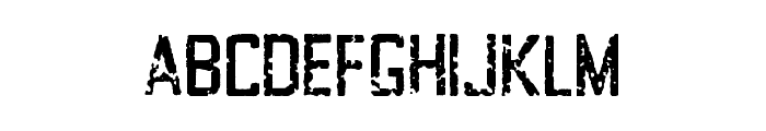 TallowSansTC-Rough Font LOWERCASE