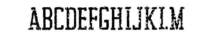 TallowTC-Rough Font UPPERCASE