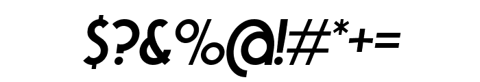 Tawakkal Sans Italic Font OTHER CHARS